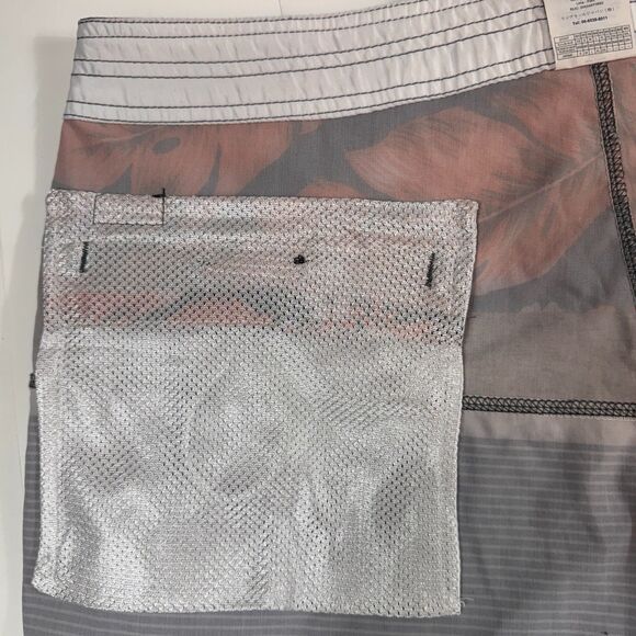 Rip Curl Mirage Board Shorts Men's 34 Floral Stripe Drawstring Beach Surf Swim - Picture 12 of 15